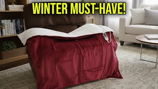 Tired of Being Cold? I Tried This Heated Throw Blanket and Was Impressed!