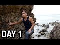 【10日間ガチサバイバル】断崖絶壁の海岸に挑戦。のYouTubeサムネイル