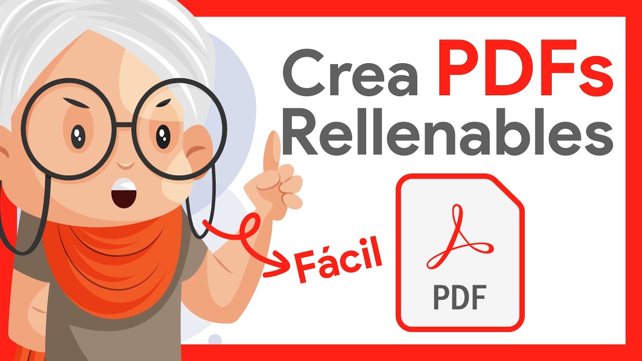 📂 Cómo CREAR un PDF RELLENABLE✔️ Cómo convertir un PDF en FORMULARIO EDITABLE para ALUMNOS y más
