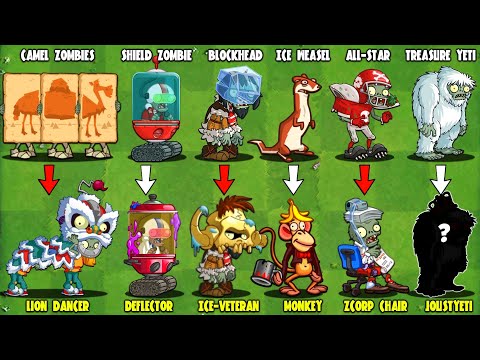 PvZ2 Discovery - Evolution of Zombies WEAK - STRONG version