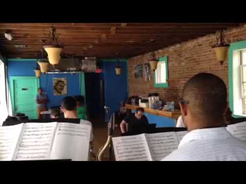 Russell Gunn Krunk Jazz Orchestra (Rehearsal for 2014 ATL Jazz fest - Solo-Darren English