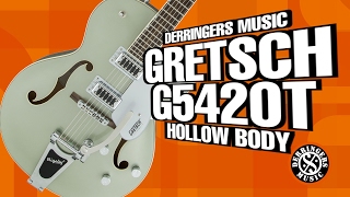 Video thumbnail for Gretsch G5420T Electromatic Hollow Body Electric Guitar by Derringers Music | Adelaide Forestville Store