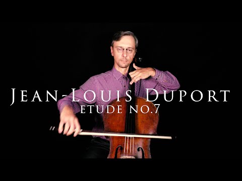 J.-L. Duport Cello Etude no 7 Best Cello Etudes Fast and Slow tempo