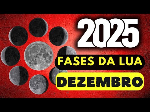 Vídeo: Calendário Lunar Dezembro 2025: fases e datas