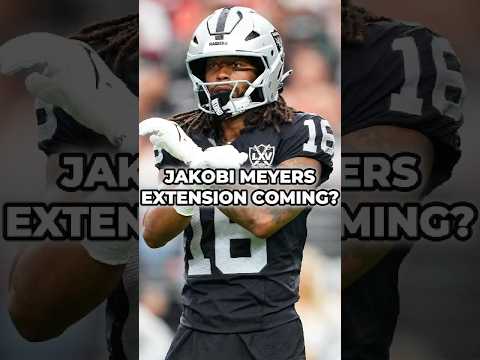 BREAKING: Jakobi Meyers Extension Coming Soon? #nfl #raiders #shorts