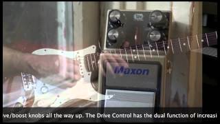 Maxon TBO-9 True Tube Booster Overdrive Guitar Pedal