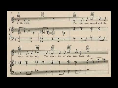 Irving Berlin performing The Funnies