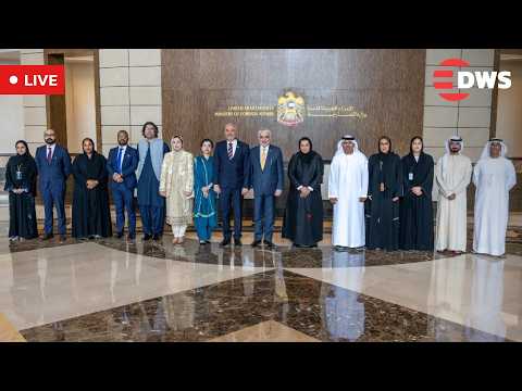 LIVE: UAE Government Holds Urgent Briefing Amid US Israel Iran Crisis | DWS News | AC1G