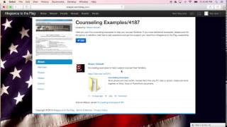 How to navigate around Allegiance to the Flag