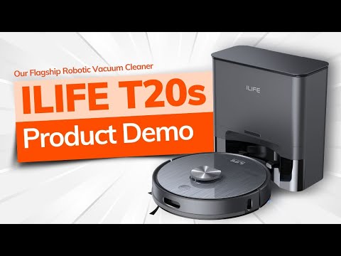 ILIFE T20s/T20s Pro Self-Emptying Robotic Vacuum Cleaner | Full Demo Video- Mobile App & Maintenance