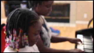 My girls play "Passacaglia" on piano