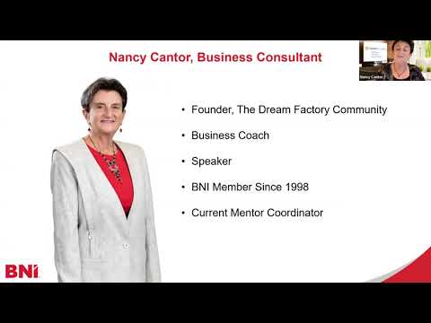 BNI Talks: TLC: Teamwork, Leadership & Communication — with Nancy Cantor