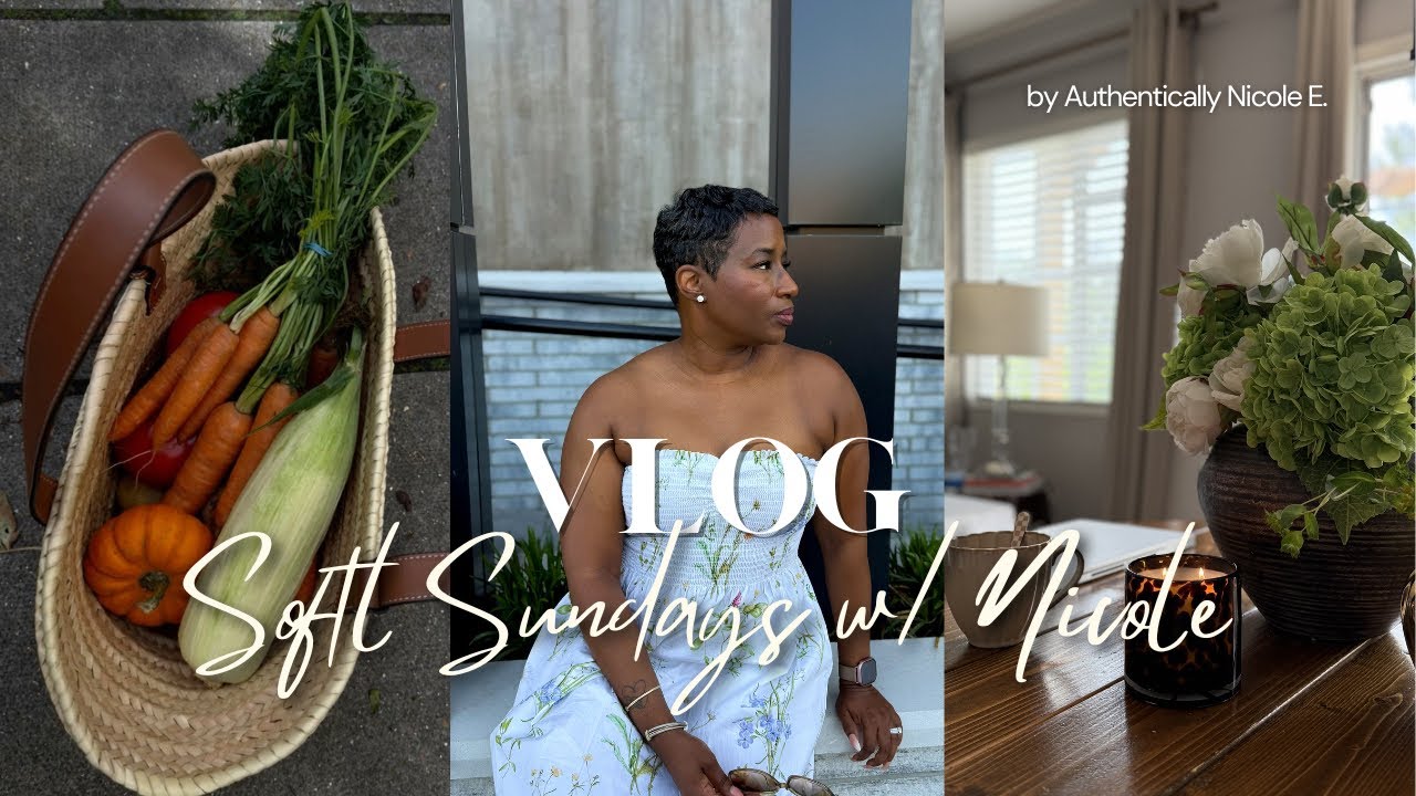 Soft Sundays Vlog | Sephora Spring Haul, Farmer's Market, Flower Arranging & Choosing You | Over 40