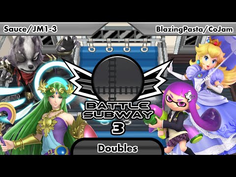 Battle Subway 3 - Sauce + JM1-3 vs BlazingPasta + CoJam - Doubles Winners Finals - SSBU