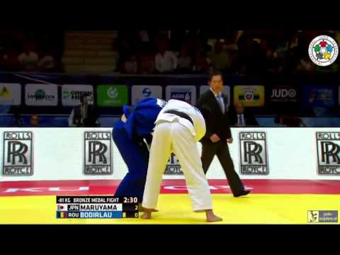 Judo 2015 Grand Slam Baku: Maruyama (JPN) - Bodirlau (ROU) [-81kg] bronze