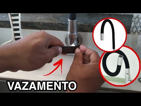 CONSERTANDO VAZAMENTO DE TORNEIRA GOURMET FLEXÍVEL