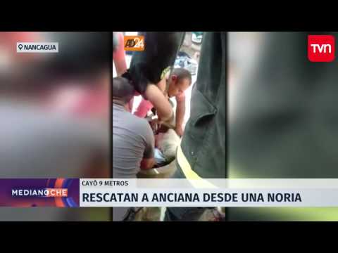 O'Higgins: Rescatan a adulta mayor caída a una noria en Nancagua | 24 Horas TVN Chile