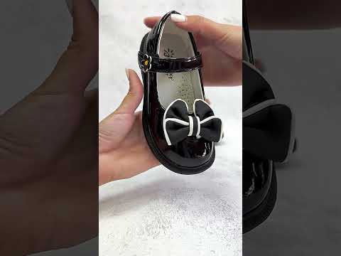 Туфли для девочки на лепучке нарядные стелька кожаная с супинатором Размеры 26-31 - фото 1 - id-p2718058693