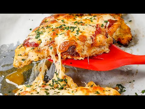 Keto Chicken Parmesan Recipe (Parmigiana) - Low Carb Cheesy & Saucy (2g Net Carbs)