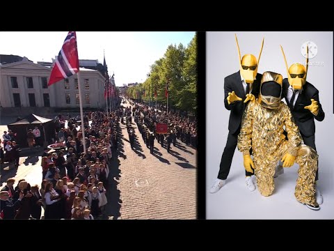 Subwoolfer performs at Norway's national day parade