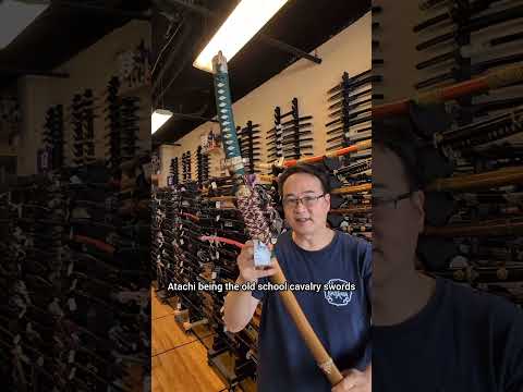 handachi is halfway between a #katana and Tachi #samurai #sword #Japanese #Slang