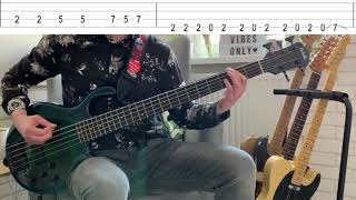 Royal Blood - My Sharona (The Knack Cover) Bass with TABS