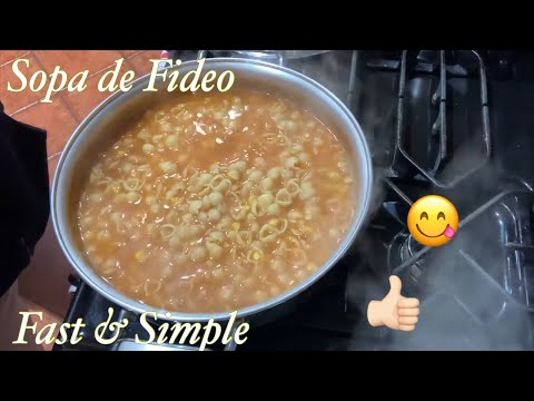 Sopa de Fideo (fast & simple)