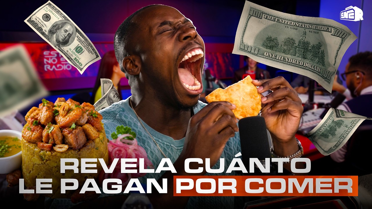 BIG GROOVE REVELA CUÁNTO LE PAGAN POR COMER Y CUÁL ES SU COMIDA DOMINICANA FAVORITA