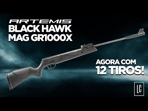 Artemis Black Hawk Com 12 TIROS! ???? Black Hawk MAG GR1000X Gas Ram 70Kg 5.5mm