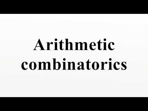 Arithmetic combinatorics