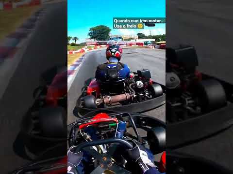 Ultrapassagem no freio - Kart Granja Viana, CPKA