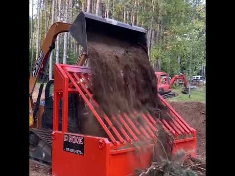 LR8 cleaning a yard project.