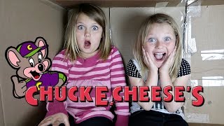 MAILED OURSELVES TO CHUCK E CHEESE AND IT WORKED! (skit)