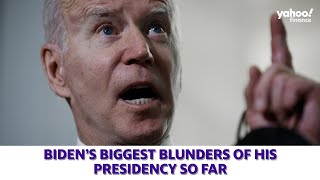 Bidens biggest blunders in his presidency so far