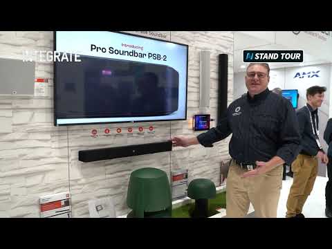 Thumbnail for MadisonAV features the JBL Professional Pro SoundBar PSB-2 at Integrate 2024.