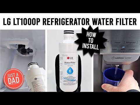 How to Replace New LG LT1000P Refrigerator Water Filter