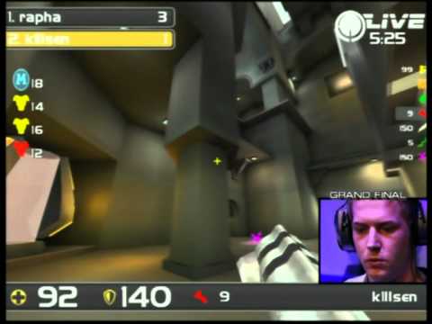 k1llsen vs. rapha 3/5 - Quake Live IEM Grand Final - gamescom 2010