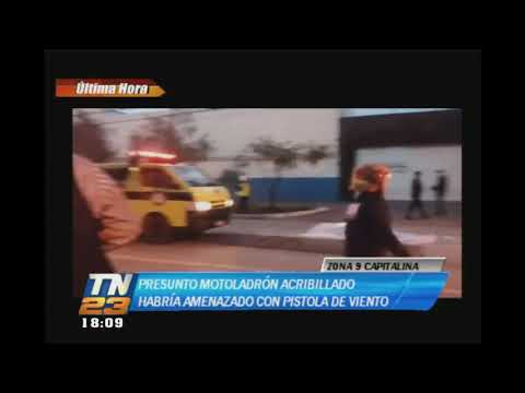 Presunto motoladrón fue acribillado en zona 9 capitalina