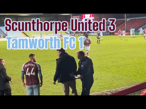 Scunthorpe United 3-1 Tamworth FC