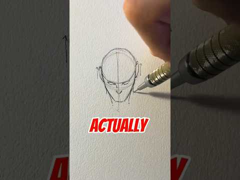 How to draw head from top view || Jmarron