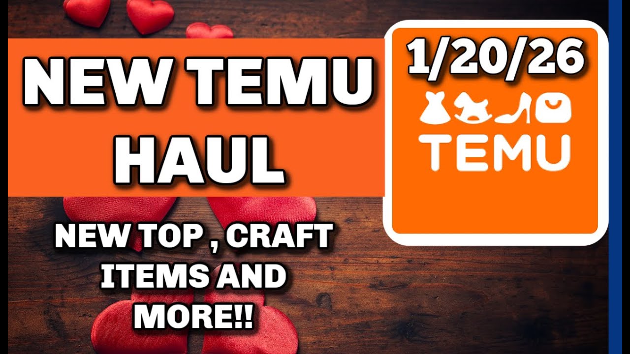 NEW TEMU HAUL 1/20/26 LOTS OF GOODIES