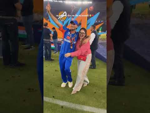 Abhishek Sharma with Komal Sharma #cricket #shorts