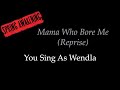 Spring Awakening Mama Who Bore Me Reprise Karaoke Sing With Me You Sing Wendla