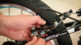 Fixing A SureStop Brake Pad From Rubbing On The Tire