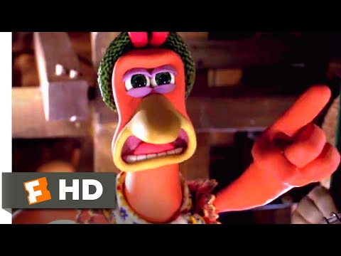 , title : 'Chicken Run (2000) - Chickens Attack! Scene (8/10) | Movieclips'