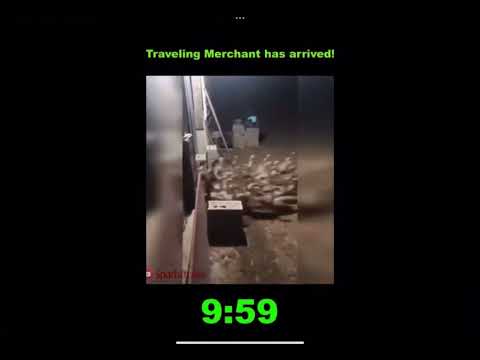 When the traveling merchant arrives