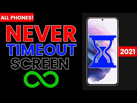How to Turn Screen Timeout Off on All Android Phones | Set Screen Timeout to Never (Best Method)