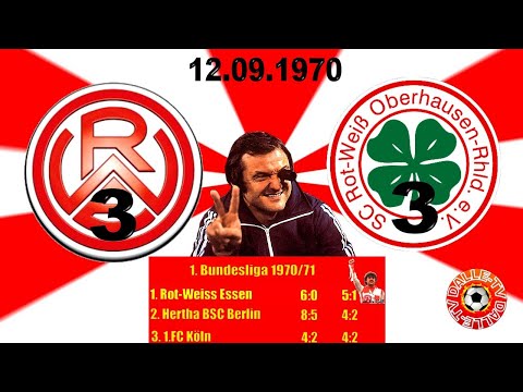Rot Weiss Essen - Rot Weiß Oberhausen 3:3 / 1970