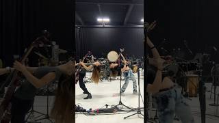 Rehearsals for  with @TwoStepsFromHell-Official and @MarikoCello