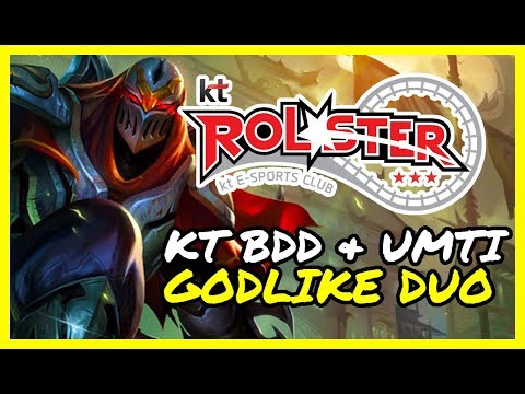 KT BDD AND UMTI GODLIKE DUO | KT FAN CHANNEL | ZED VS ZOE | CHALLENGER KOREA | LEAGUE OF LEGENDS